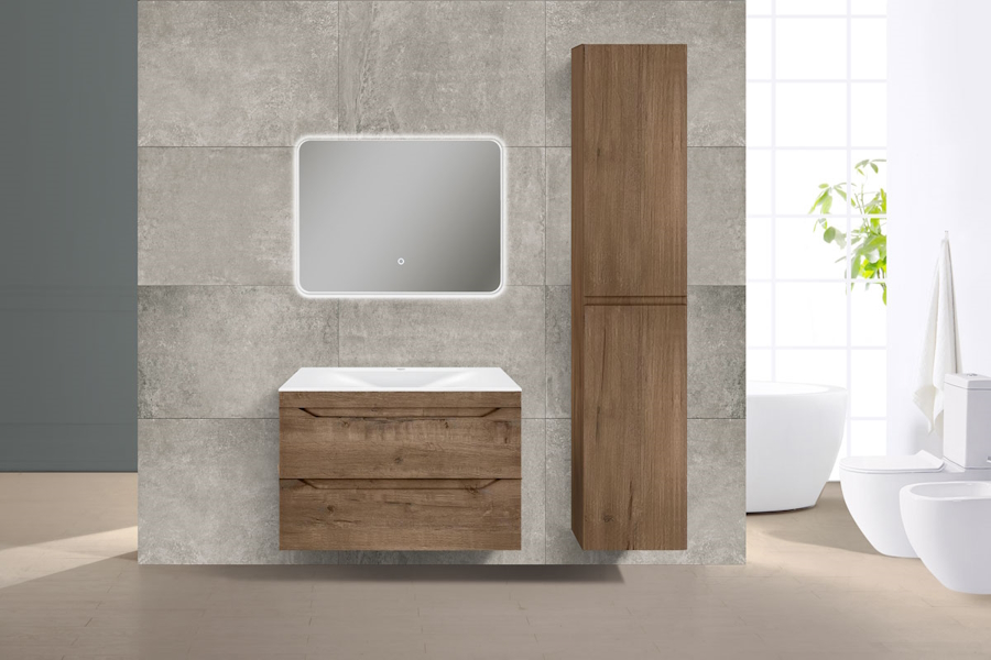Тумба под раковину подвесная Vincea Fine 79,9 см V.Oak VMC-2F800VO (детальная фотография), нет в наличии