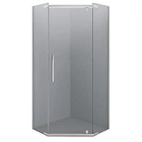 Душевой уголок Erlit Comfort 98х98 см стекло тонированное