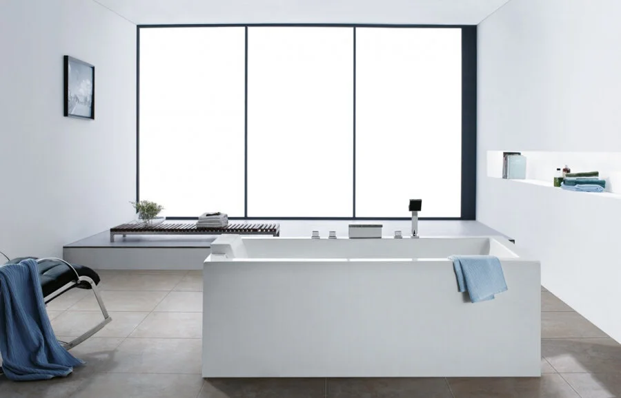 Акриловая ванна Abber 160х80 см отдельностоящая AB9406-1.6 (детальная фотография), без гидромассажа, большие