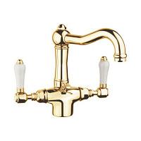 Смеситель для раковины, тусклое золото, Nicolazzi D.Anglaises