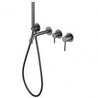 Смеситель для ванны Abber Wasser Kreis никель