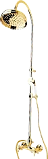 Душевая стойка Cezares Nostalgia золото 24 карат