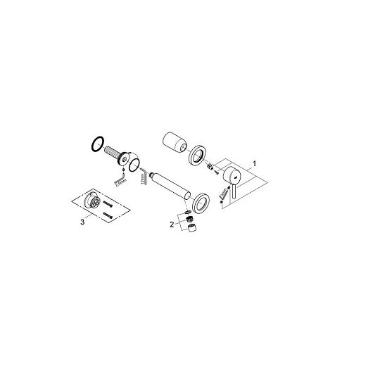 Смеситель для раковины Grohe Concetto 19575001 (детальная фотография), хром