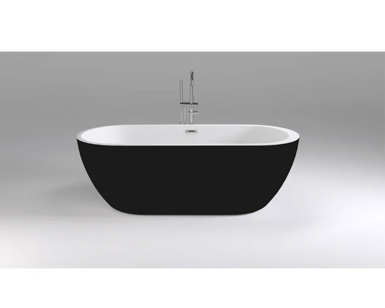 Ванна акриловая Black&White Swan 170x80 см черная 105SBBL (детальная фотография)