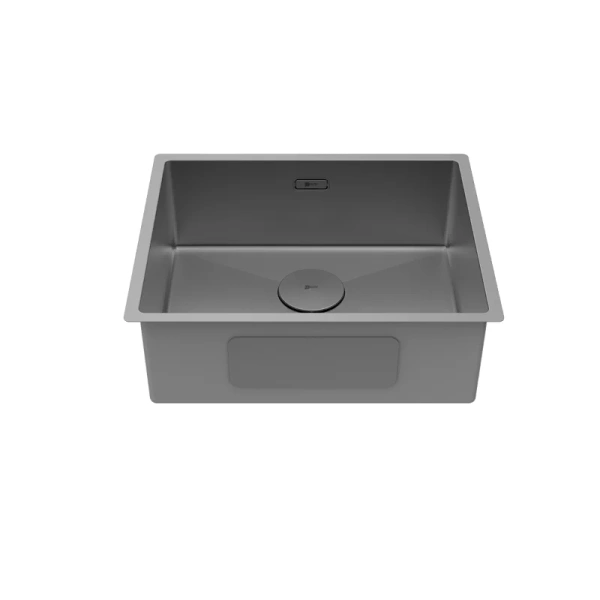 Мойка для кухни Lemark Olanga 54 см графит 9936127 (детальная фотография), из нержавеющей стали, стальные, металлические