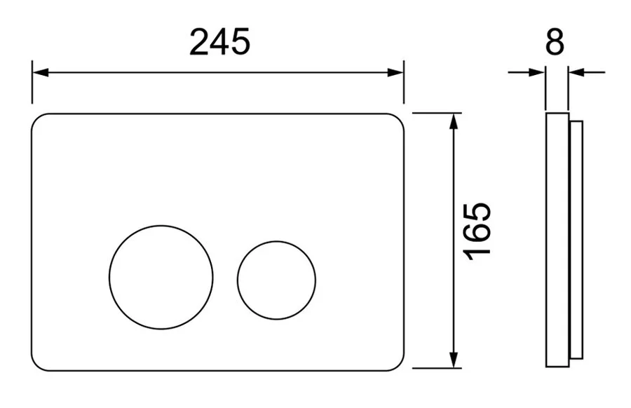 Инсталляция для унитаза Tece TECEspring SL с клавишей смыва S955302 (детальная фотография), с кнопкой