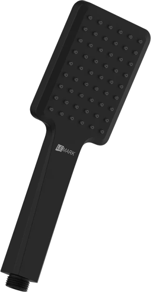 Лейка для душа Lemark черная LM8124BL (детальная фотография)