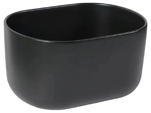 Раковина SantiLine 46 см черная - фото 1