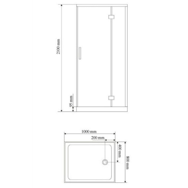 Схема (детальная фотография), c низким поддоном