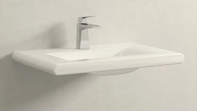 Смеситель для раковины Grohe Allure Brilliant 23029000 (детальная фотография), современные, hi-tech