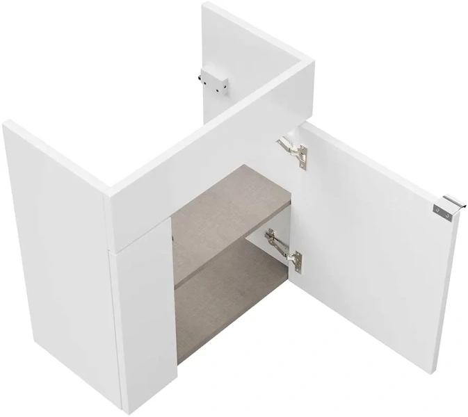 Тумба под раковину подвесная Kerama Marazzi Lato 50 см белая LAT.50.1\WHT (детальная фотография), 50 см