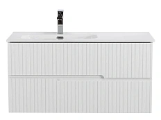 Тумба под раковину подвесная Cezares Duet 100 см правосторонняя