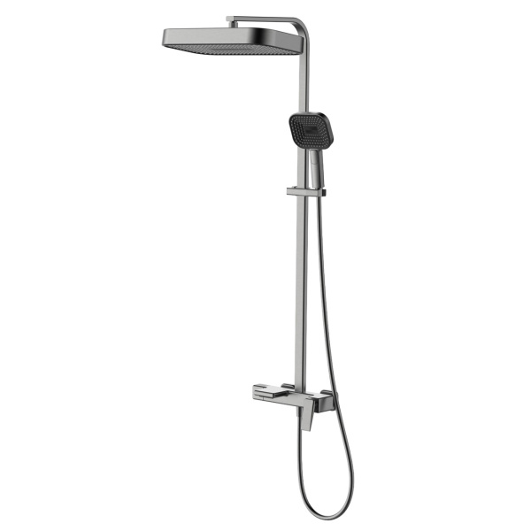 Душевая стойка ALTROBAGNO Egoista 030219 оружейная сталь ALTROBAGNOEgoista030219GM (детальная фотография)