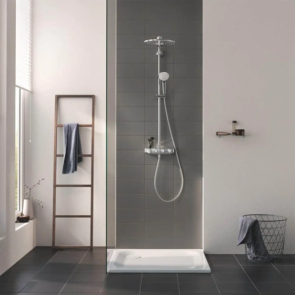 Душевая стойка Grohe Euphoria SmartControl хром 26507000 (детальная фотография), современные, hi-tech