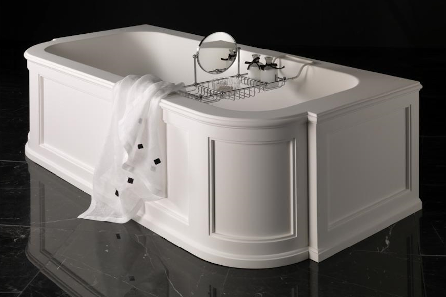 Ванна Devon&Devon President (детальная фотография), ретро, в классическом стиле, прованс
