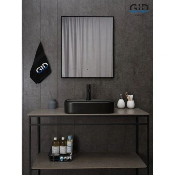 Раковина GID Geometrico Bm9550 50 см черная 53364 (детальная фотография), 50 см