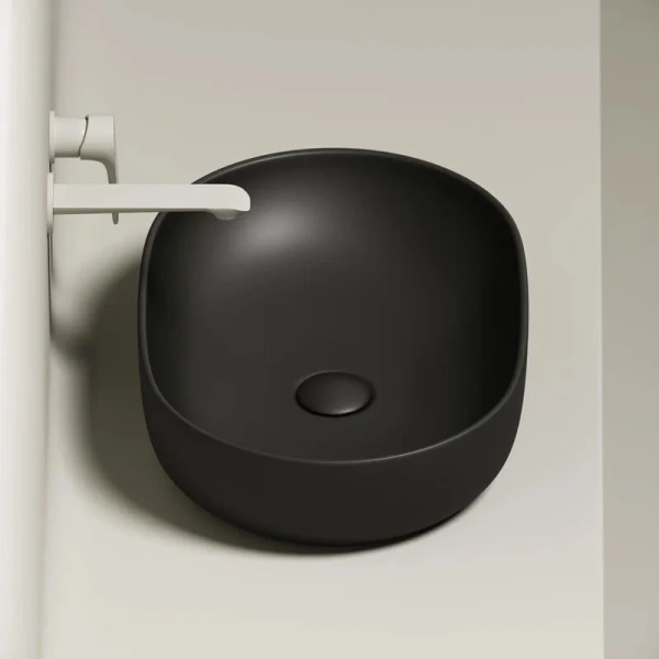 Раковина Ceramica Nova Element 60 см черная матовая CN6047MB (детальная фотография), из санфарфора