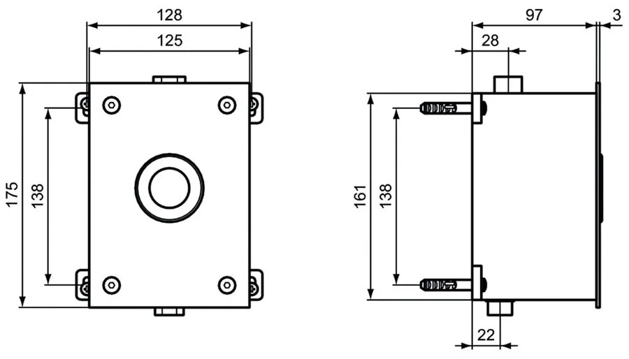Клавиша смыва Ideal Standard ProSys Septa Pro для писсуара P0115AA (детальная фотография), нет в наличии