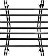 Полотенцесушитель водяной Ника Bamboo 60x40 см хром