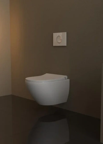 Клавиша смыва BERGES Novum R 04002 механическая (детальная фотография), в наличии, по запросу