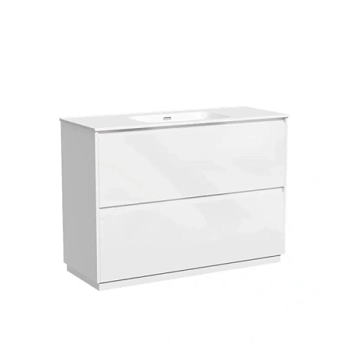 Тумба под раковину напольная Sancos Libra Floor 120 см белый глянец - фото 1