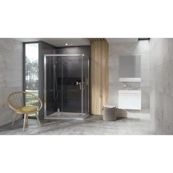 Душевой поддон Ravak 10° 100x80 см правый XA05A40101P (детальная фотография), прямоугольные