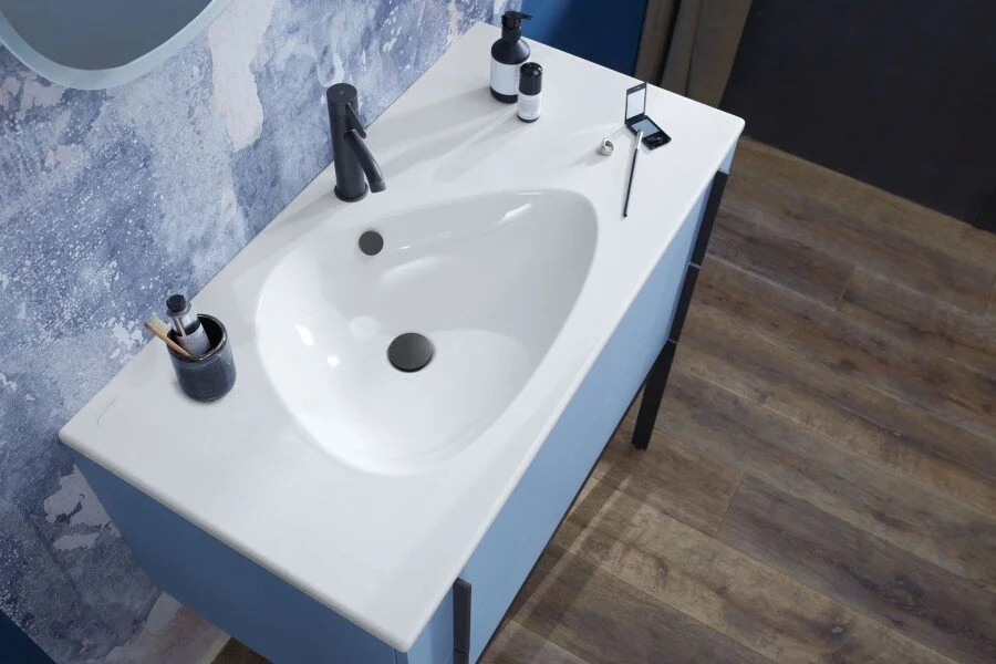 Смеситель для раковины Jacob Delafon Nouvelle Vague матовый хром  E78335-CAT (детальная фотография), современные, hi-tech