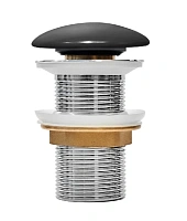 Донный клапан IDDIS Optima Home черный матовый