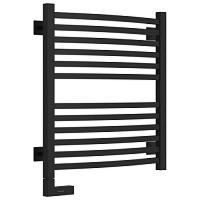 Полотенцесушитель электрический Сунержа Аркус 2.0 60х50 см матовый черный, тэн левый