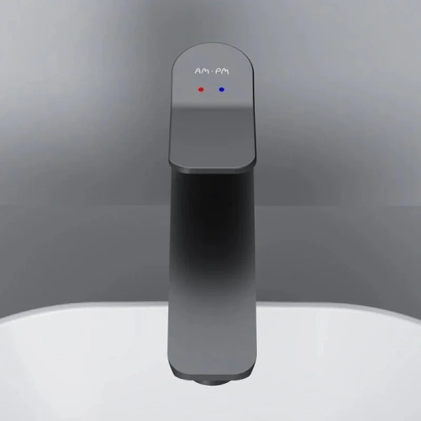 Смеситель для раковины AM.PM X-Joy черный F85A92022 (детальная фотография), с 1 монтажным отверстием