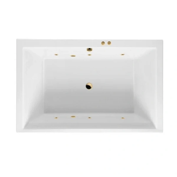 Ванна гидромассажная Excellent Crown Lux Soft 190 x 120 см, белый/золото, WAEX.CRO19.SOFT.GL (детальная фотография)