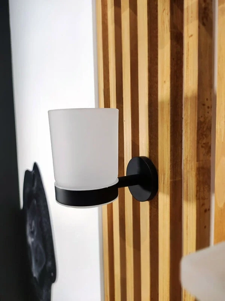 Стакан для ванной Am.Pm X-Joy черный матовый A85A34322 (детальная фотография) index_1