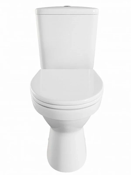 Унитаз компакт VitrA Norm Fit крышка дюропласт 9844B099-7205 (детальная фотография), современные, hi-tech, круглые