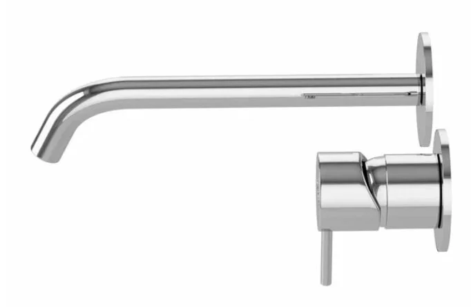 Смеситель для раковины Cezares Leaf хром LEAF-BLI2-L-01-W0 (детальная фотография), скрытого монтажа, встраиваемые в стену