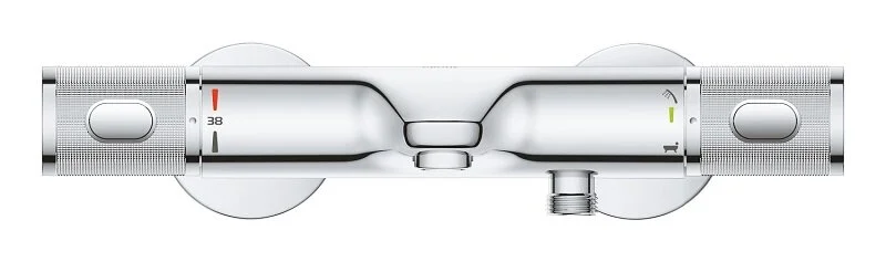 Смеситель для ванны Grohe Grohtherm 1000 Performance термостатический 34830000 (детальная фотография), из латуни, округлая форма