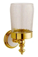 Стакан для ванной Boheme Palazzo с белым декором розетки