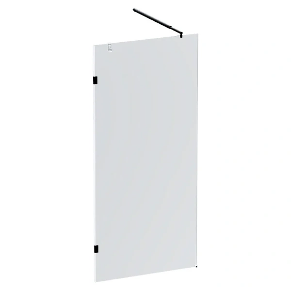 Душевая перегородка Am.Pm X-Joy 90 см профиль черный W94UWI-90-F1-BTE (детальная фотография)