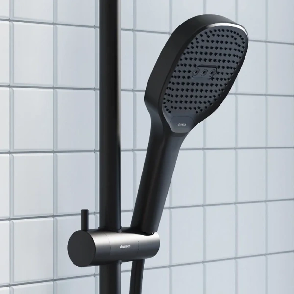 Душевая стойка Damixa Merkur черный 940000300 (детальная фотография), настенные