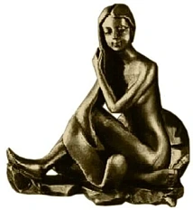 Крючок двойной, бронза, Art&Max Juno