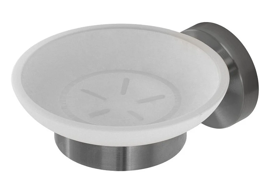 Мыльница Cezares Relax оружейная сталь RELAX-SODS-GM (детальная фотография)