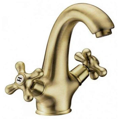 Смеситель для раковины Cezares Golf бронза - фото 2