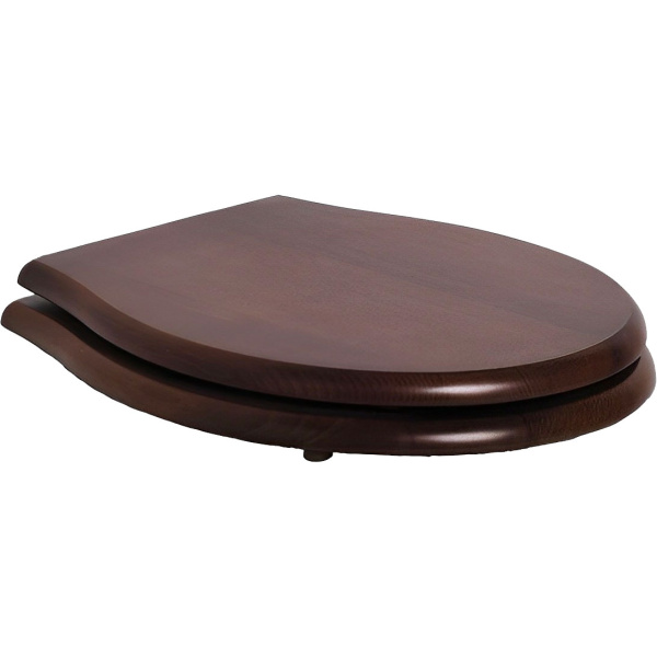 Крышка-сиденье Azzurra Jubilaeum цвет дерева, фурнитура золото 1800NM noce/br 1800NM noce/oro (детальная фотография)