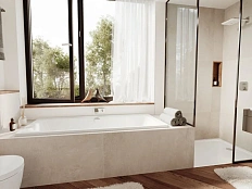 Ванна с водоотталкивающим и противоскользящим покрытием antislip Kaldewei Advantage