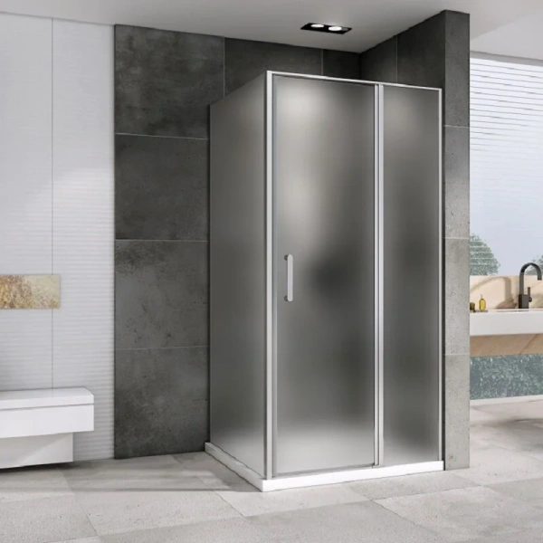 Душевой уголок Abber Sonnenstrand 120х70 см профиль хром, стекло матовое AG04120MS-S70M (детальная фотография), хром