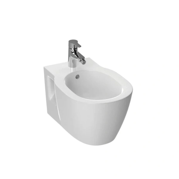 Биде подвесное Ideal Standard Connect 1 отверстие под смеситель, без крепежа E799701 (детальная фотография), круглой формы