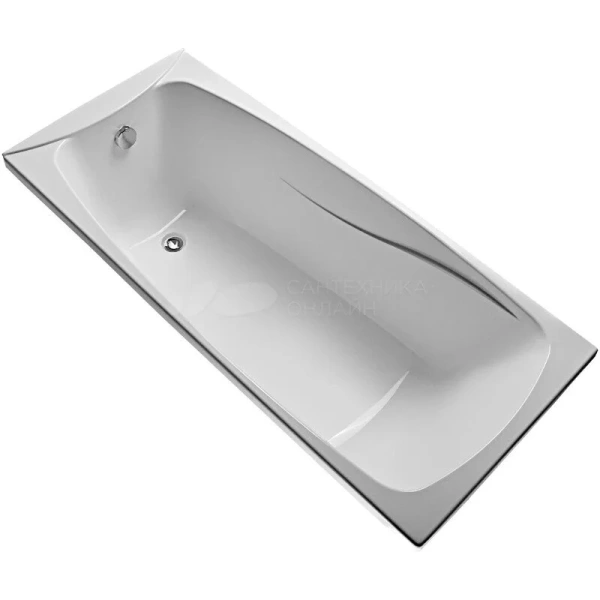 Ванна акриловая Diwo Смоленск 169 x 69 см, с каркасом, цвет белый 787391 (детальная фотография), белые