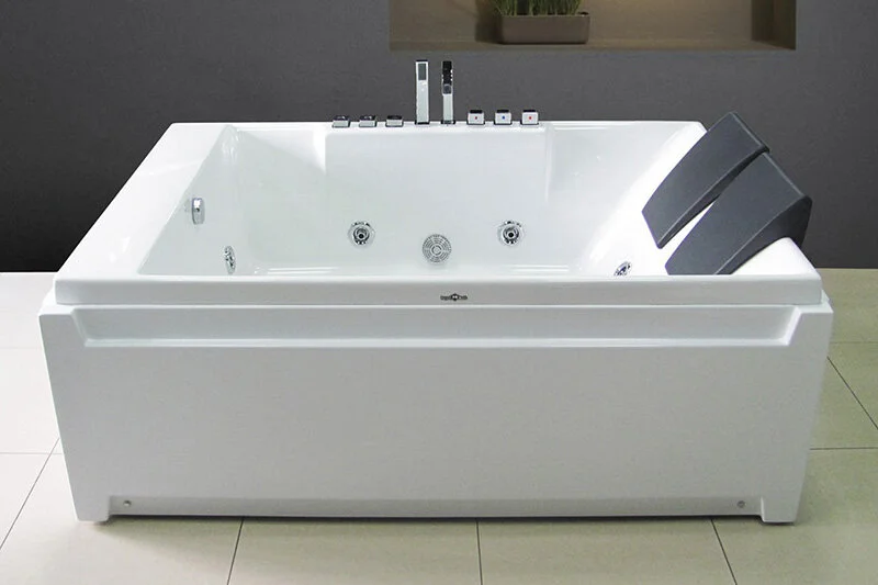 Ванна гидромассажная Royal Bath Triumph De Luxe RB665100DL, 184 x 122 см, белая (детальная фотография), с гидромассажем