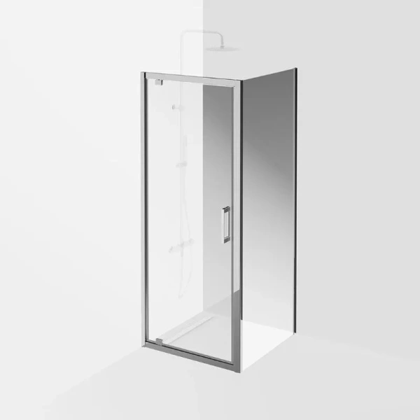 Душевая дверь в нишу Kerama Marazzi Vetro 80 см профиль хром VE.80.PD.CR (детальная фотография), хром