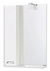 Зеркальный шкаф с подсветкой Акватон Бекка 60 см белый, дуб сомерсет