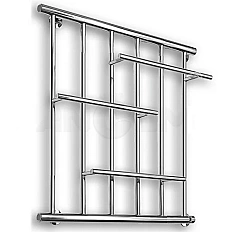 Полотенцесушитель водяной Ника Econ 50x70 см хром